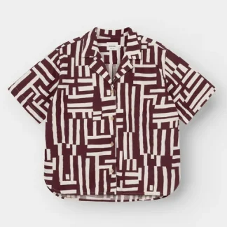 DEDICATED - SHIRT TORUP LINES & STICKS - Fig Red