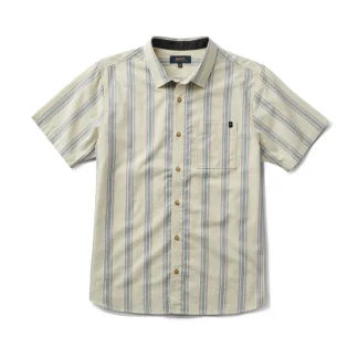 ROARK - JOURNEY SHORT SLEEVE BUTTON UP SHIRT - Stripe Seafoam