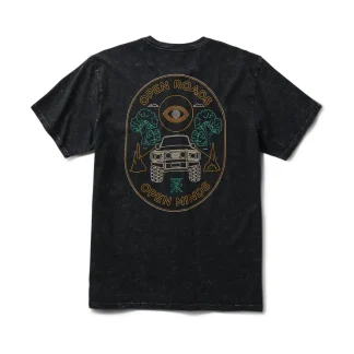 ROARK - OPEN ROADS PREMIUM TEE - Black