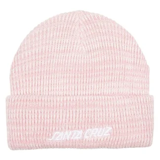 SANTA CRUZ Womens Strip Marl Beanie - pink heather