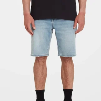 VOLCOM - SOLVER DENIM SHORT - WORKER INDIGO VINTAGE