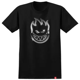 SPITFIRE - T-SHIRT CHROME BIGHEAD - Black