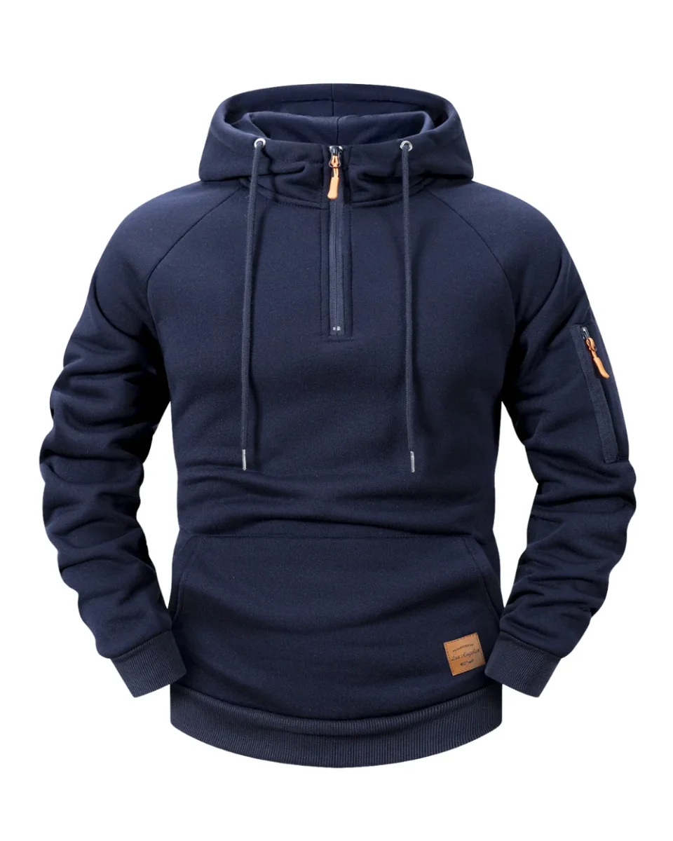 Casaco com capuz elegante para homem